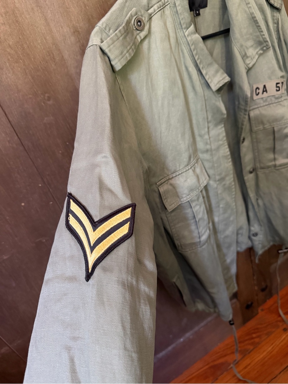 Rails Military-Style Light Sage Green Utility Jacket - Picture 5 of 9